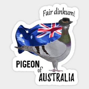 Pigeon of Australia Sticker